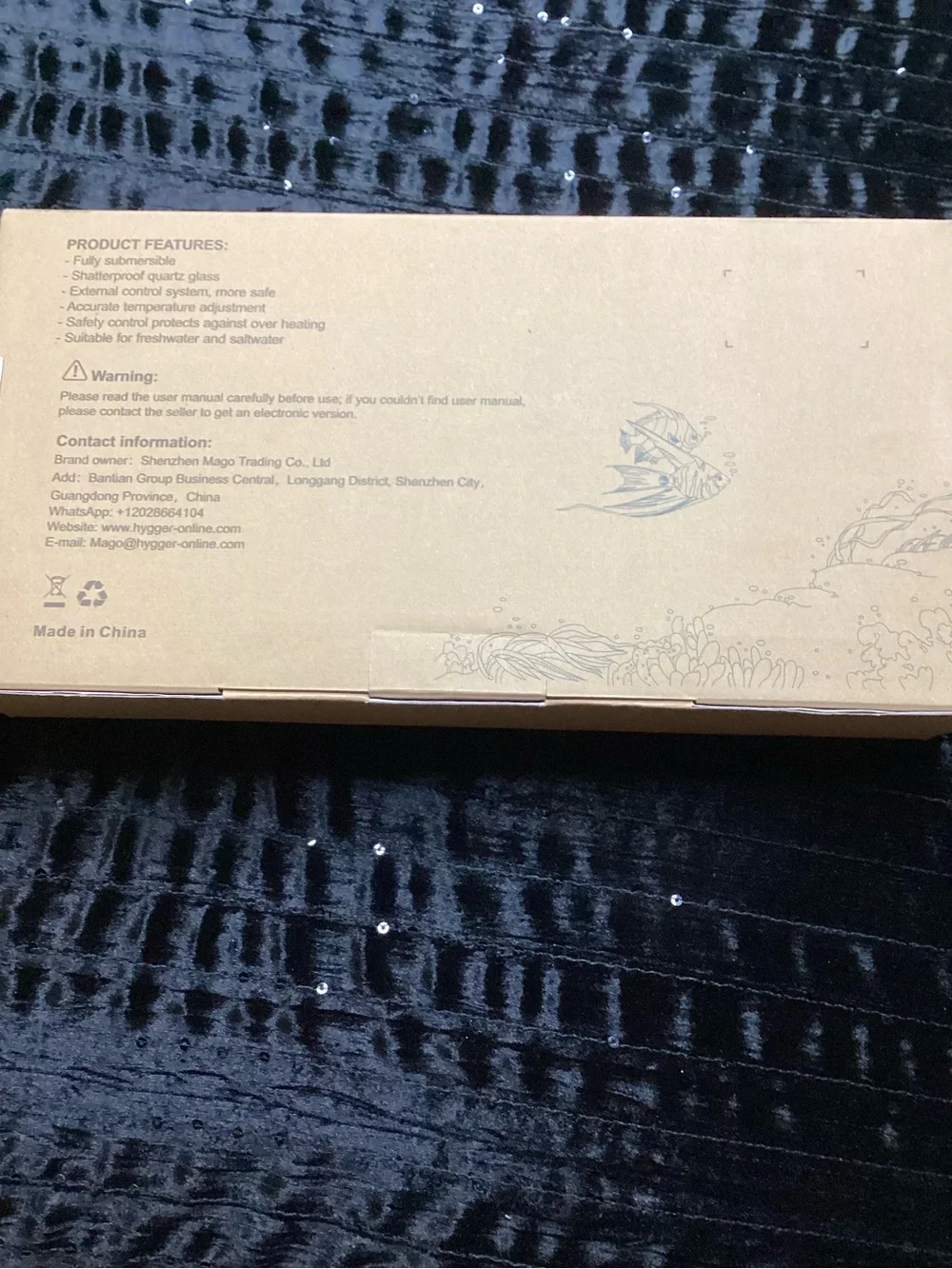 Hygger Quartz Aquarium Heater HG-007-200W & Other Aquarium Products (See Photos)
